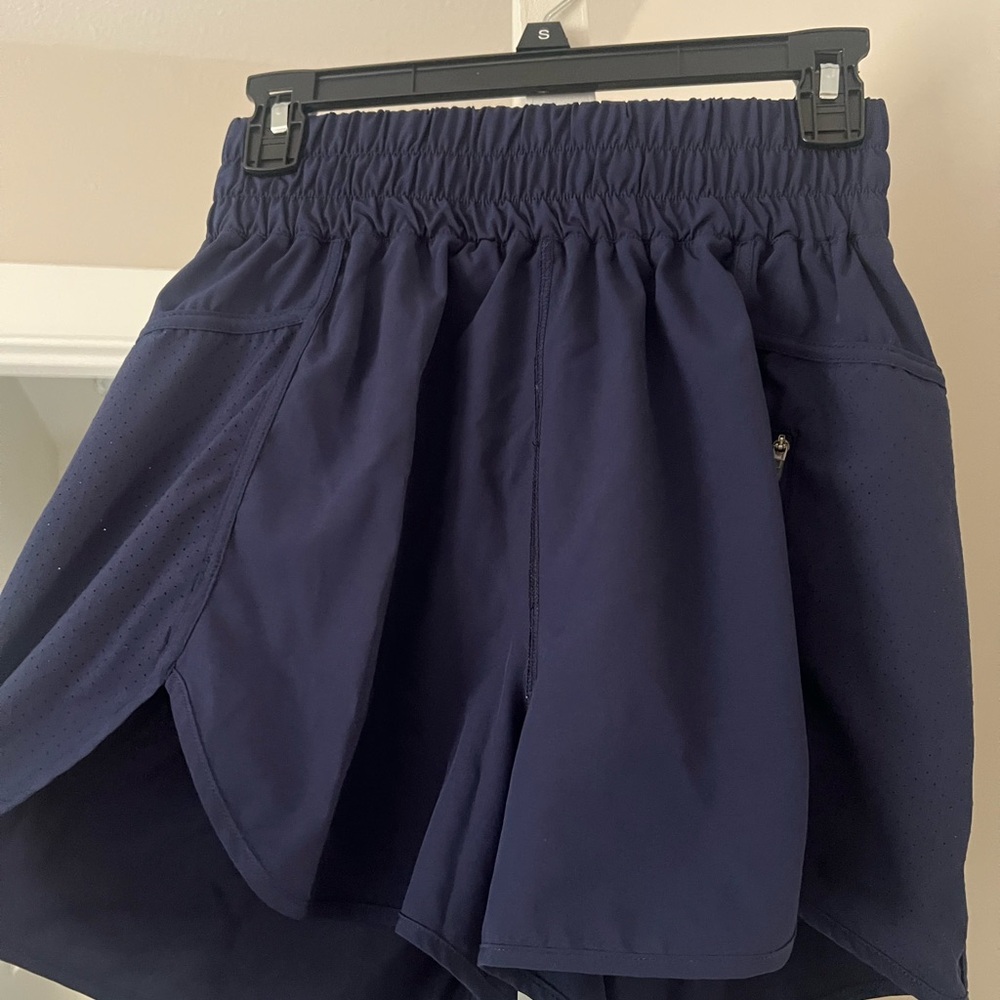 Beach Riot Navy Athletic Running Shorts